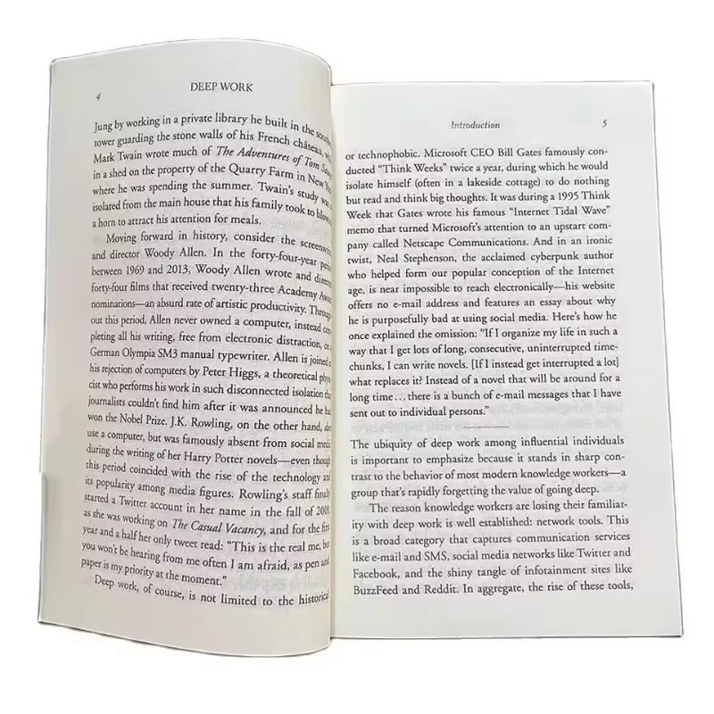 Deep Work: Rules for Focused Success in a Distracted By Cal Newport NEW Paperbck