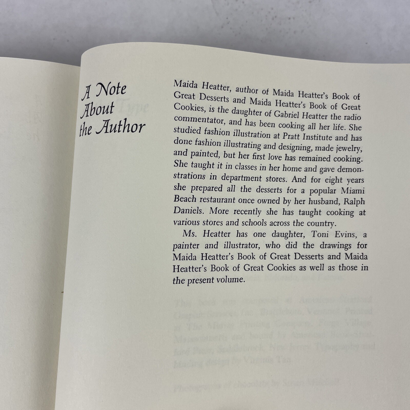 Maida Heatter’s Book Of Great Chocolate Desserts Hardcover 428 Pages