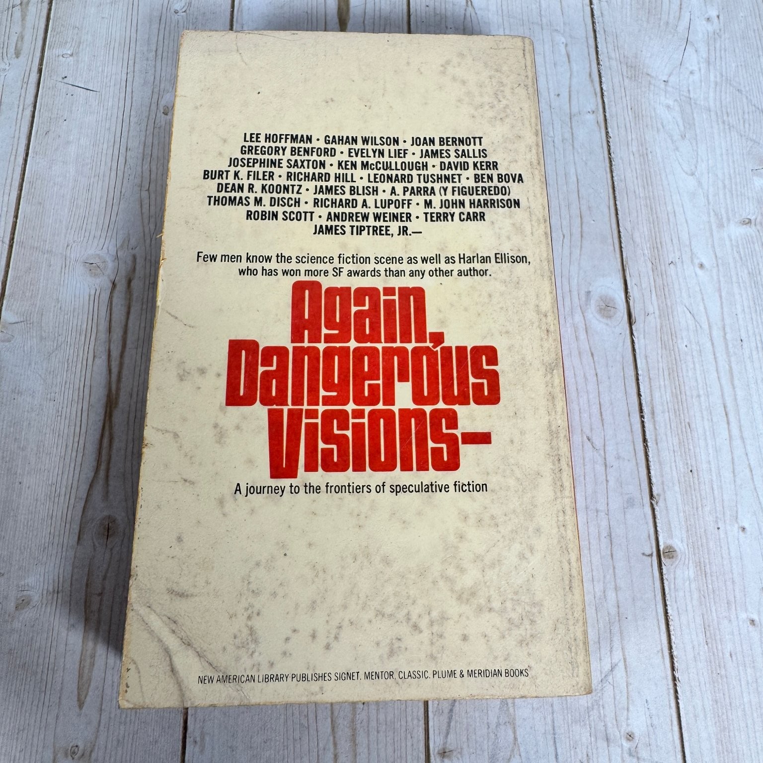 Again, Dangerous Visions Vol 2 Harlan Ellison 1973 1st Signet Sci-Fi Anthology