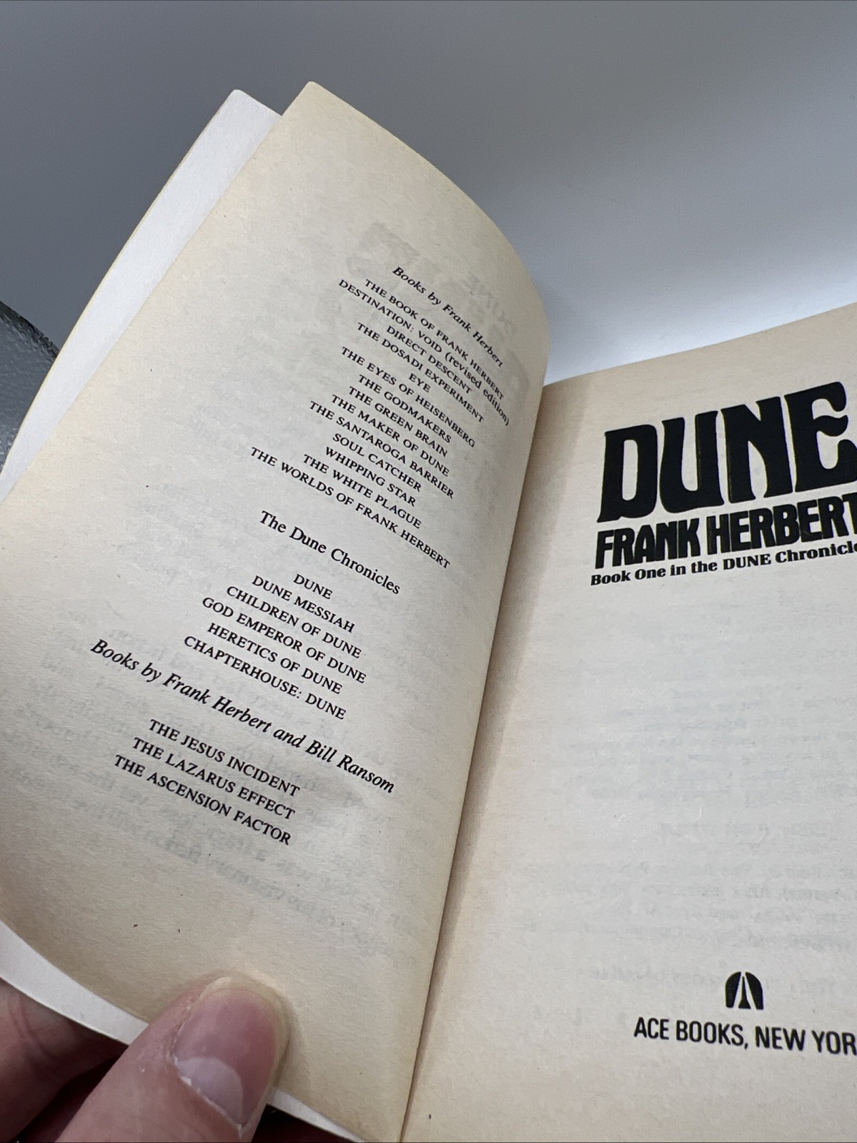 Frank Herbert DUNE Paperback Special 25th Anniversary Edition First Printing PB