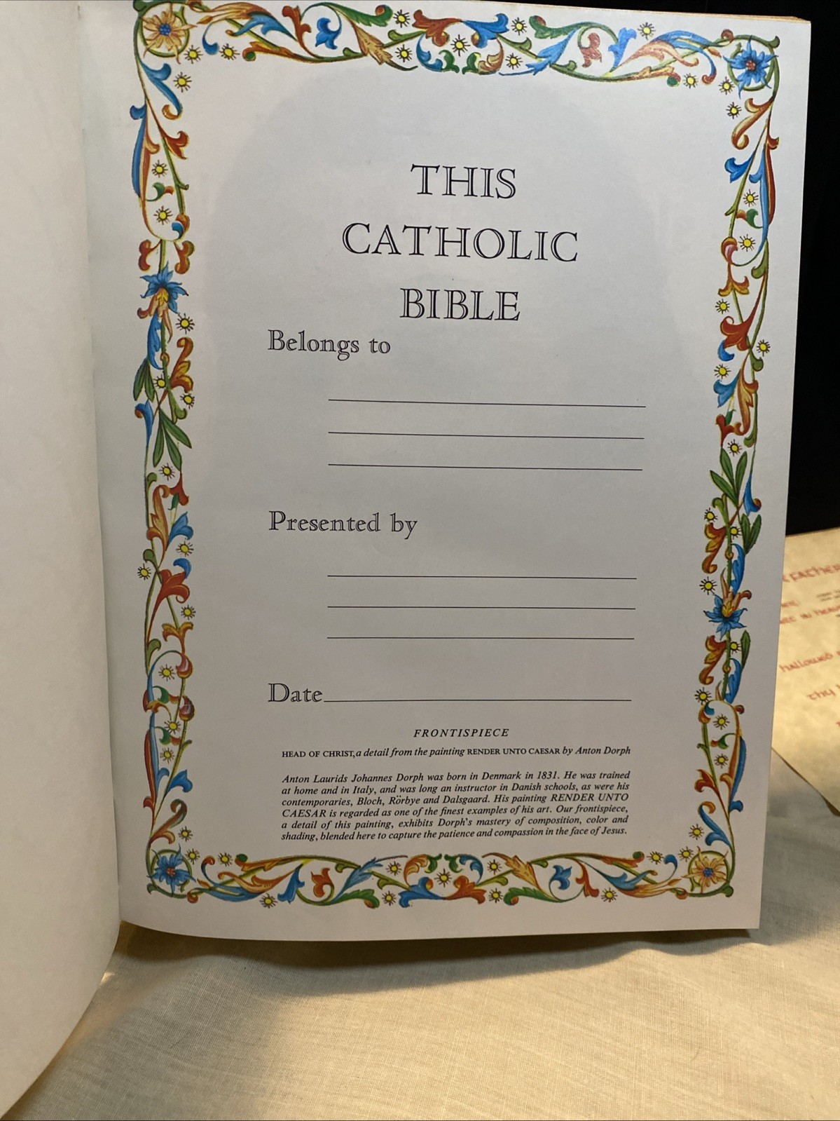 Holy Bible: The New American Bible: Catholic Holy Bible 1971 Ferguson Publishing