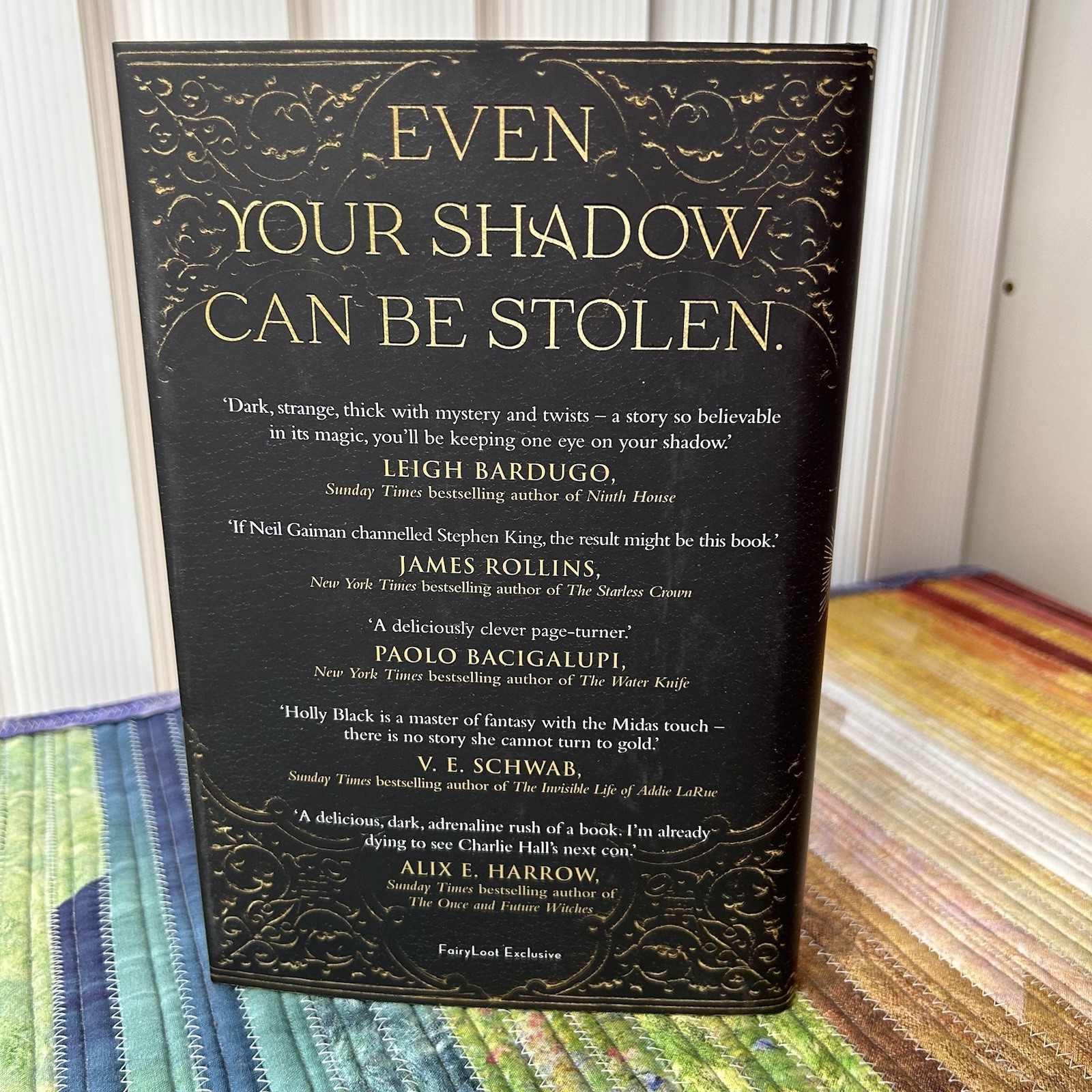 FairyLoot Book of Night Holly Black Exclusive Edition Black Sprayed Edges HC