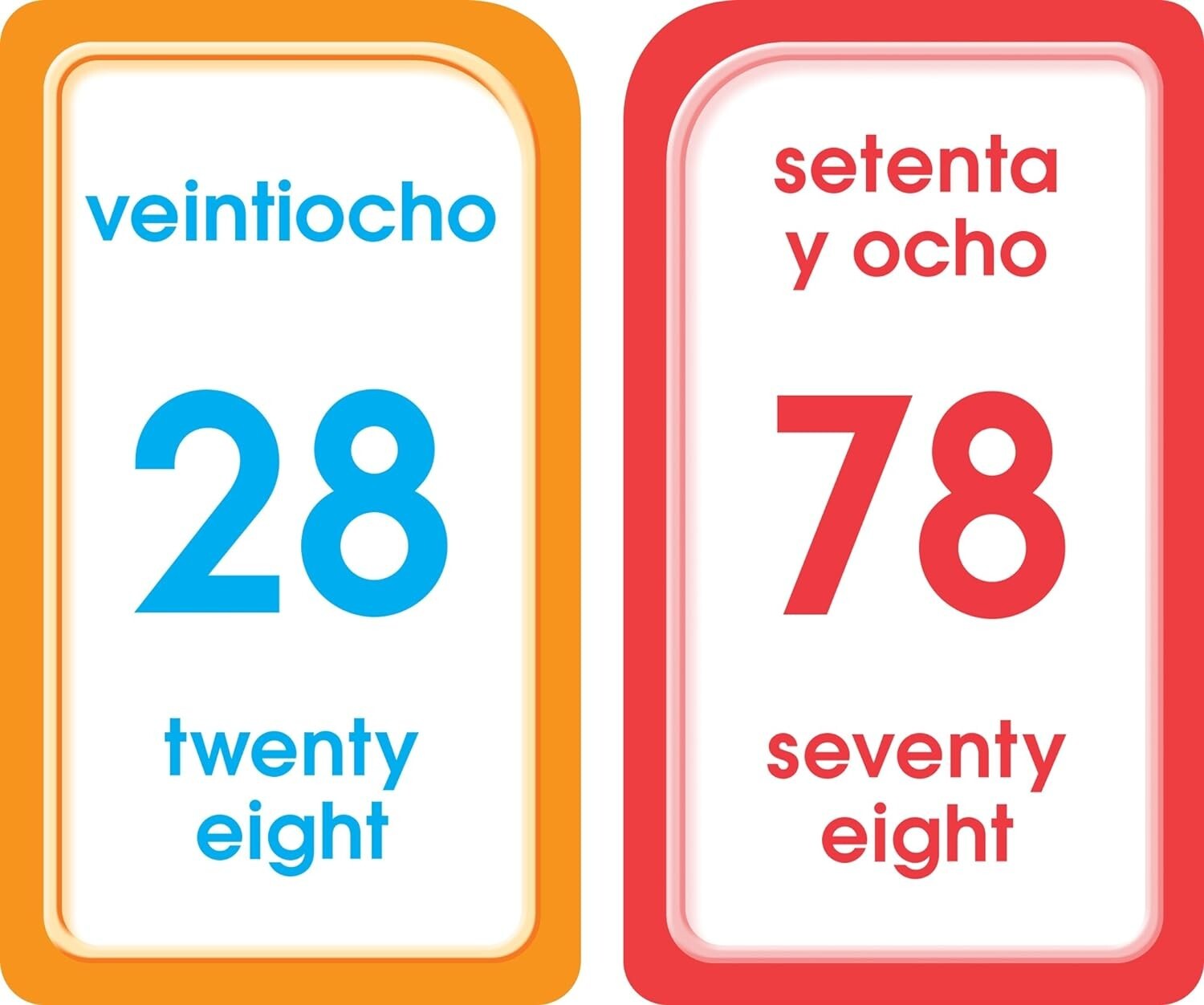 School Zone – Bilingual Numbers 1-100 Flash Cards – Ages 4+, Preschool to…