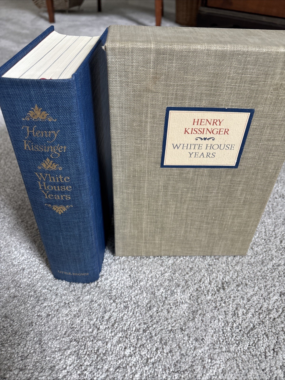 SIGNED Numbered 1979 White House Years Henry Kissinger SlipCase First Edition