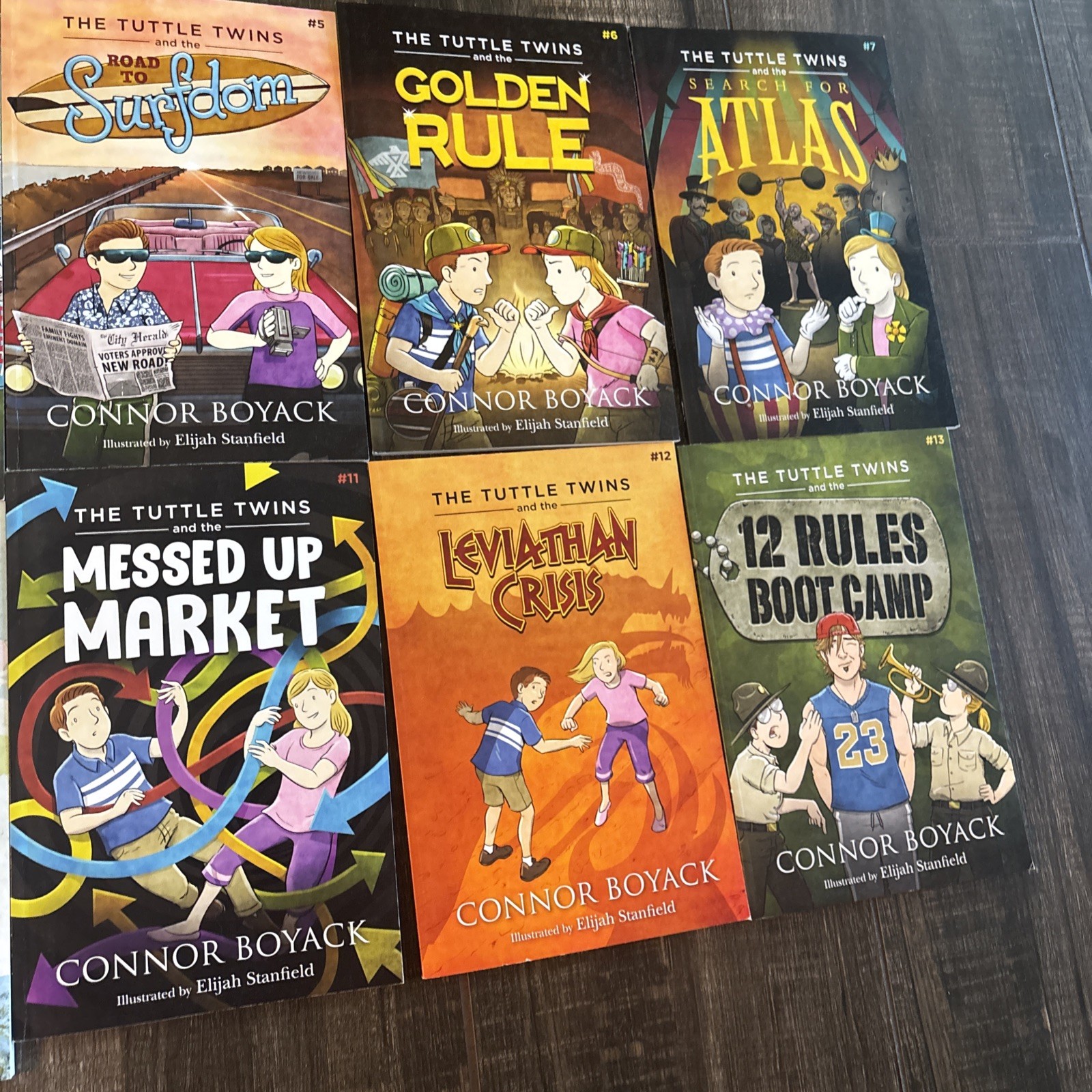 Series Set THE TUTTLE TWINS 12 Connor Boyack Books
