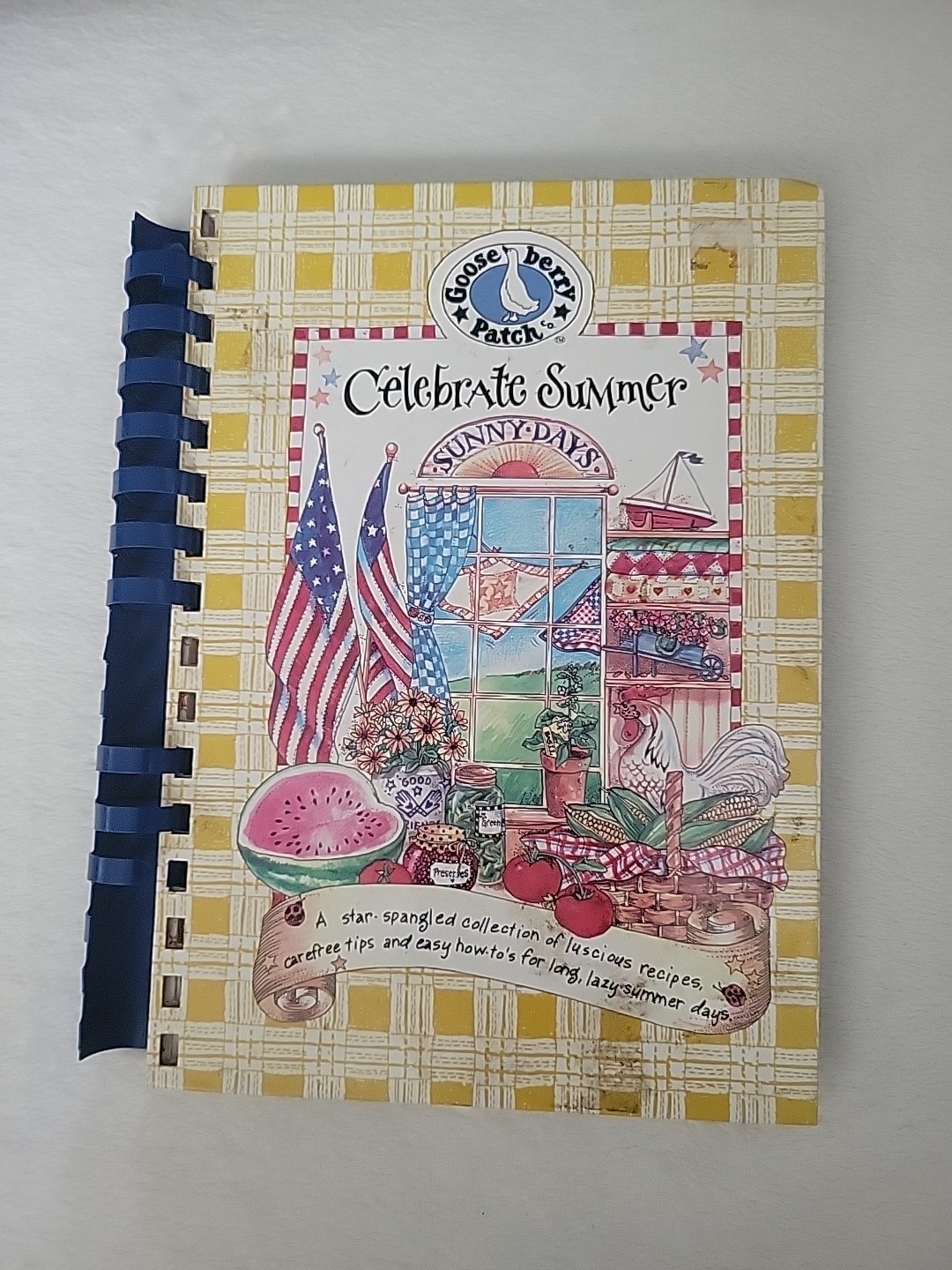 Vintage Gooseberry Patch 1997 Celebrate Summer Sunny Days Recipes & Tip Cookbook
