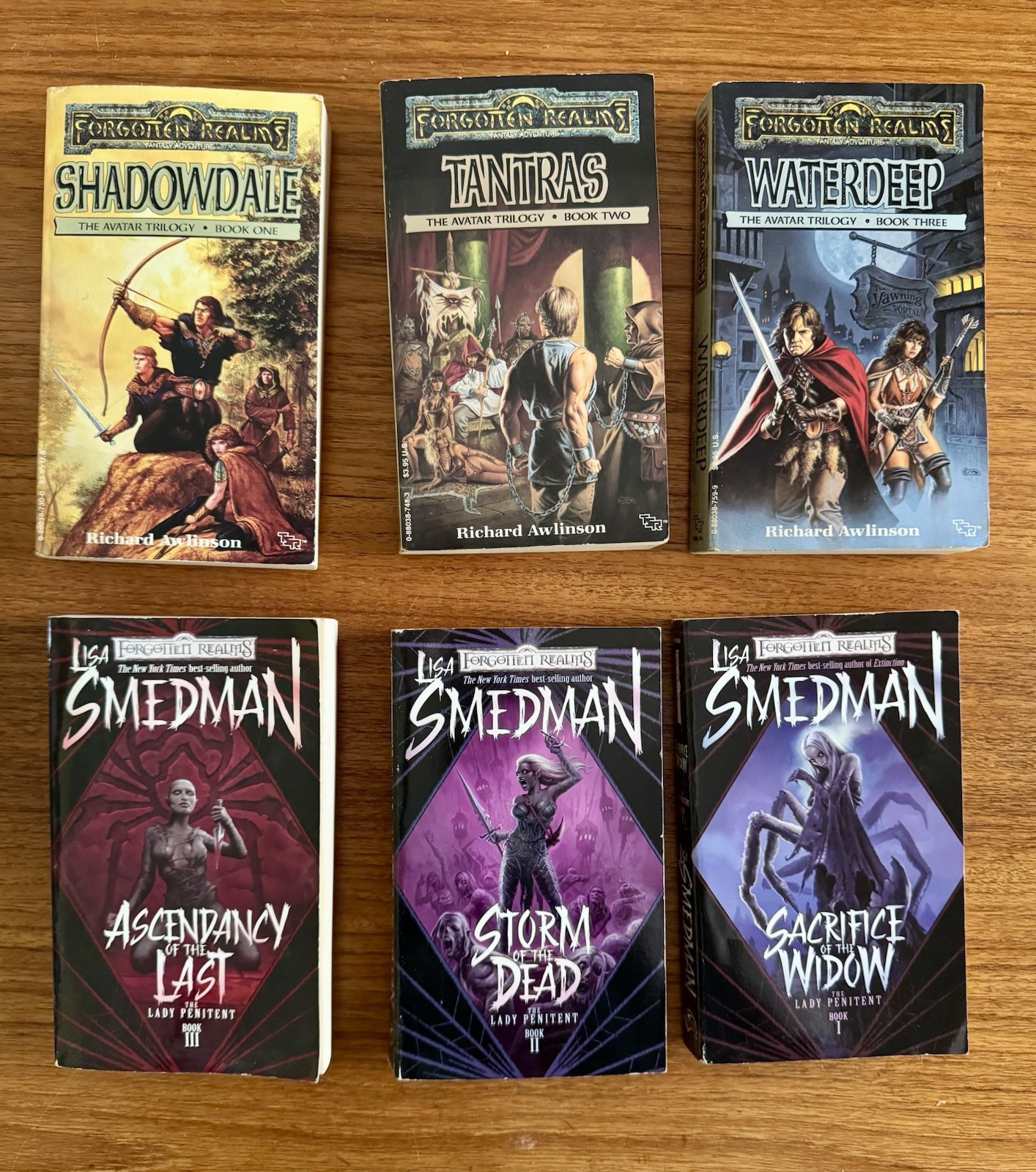 FORGOTTEN REALMS 53x PAPERBACK Book LOT Fantasy TSR Trilogies Etc