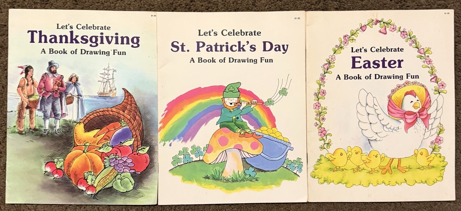 12 Vtg Watermill Press How to Draw Books * Animals Dogs Dinosaurs Ghost Witches