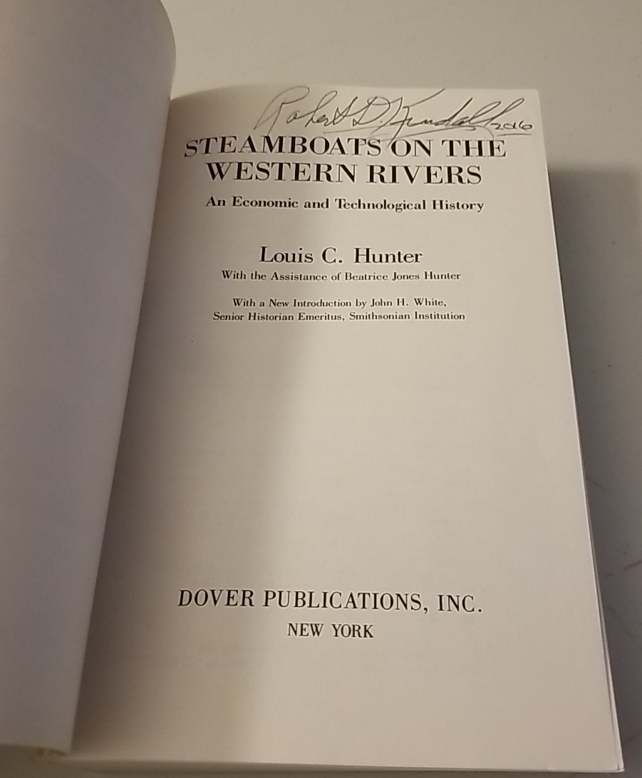 Steamboats on the Western Rivers: An Economic and Technological History PB Dover