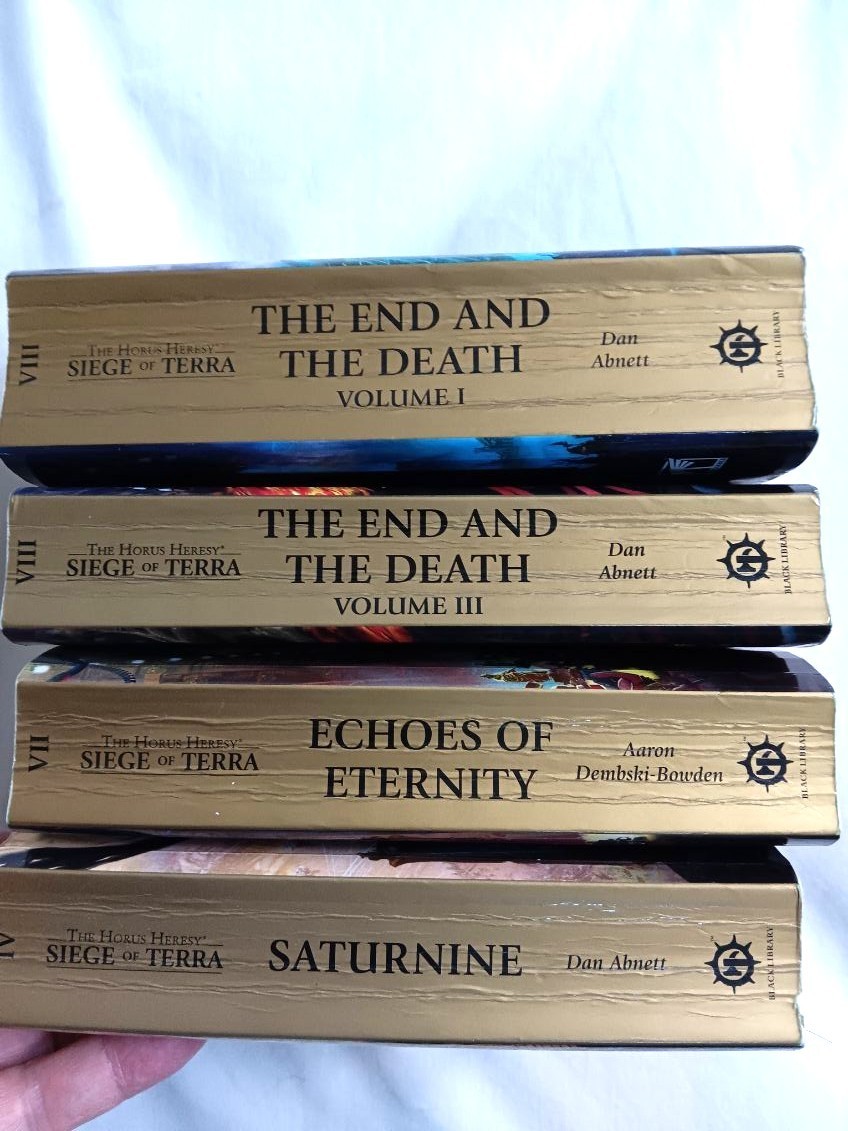 Dan Abnett–Lot of 4 Books SIEGE OF TERRA Horus Heresy Aaron Dembski-Bowden