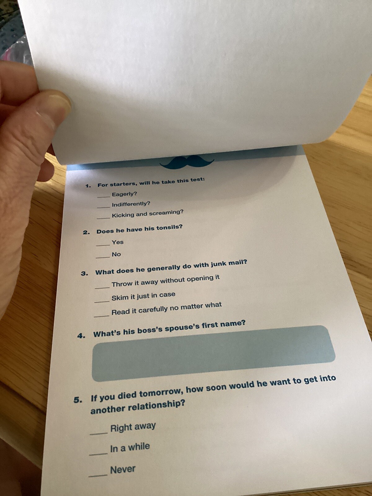Do You Know Your Husband? : A Quiz about the Man in Your Life by Dan…