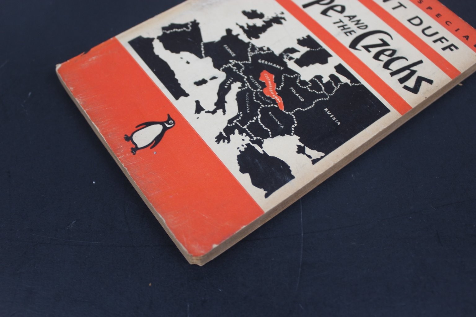 Europe and the Czechs S. Grant Duff 1938 Penguin Special History Maps PB