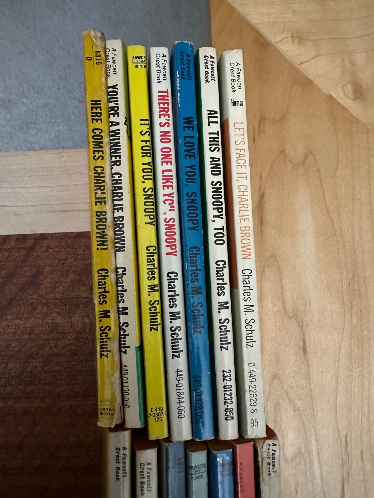 Peanuts Books (Lot of 14) Condition varies from Excellent to Fair (See photos)