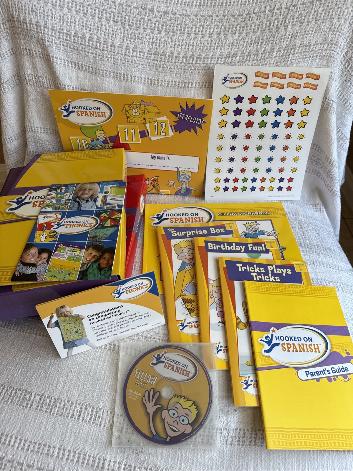 Hooked on Spanish by HOP Llc 2006 Hooked On Phonics Ages 4 – 6 VTG