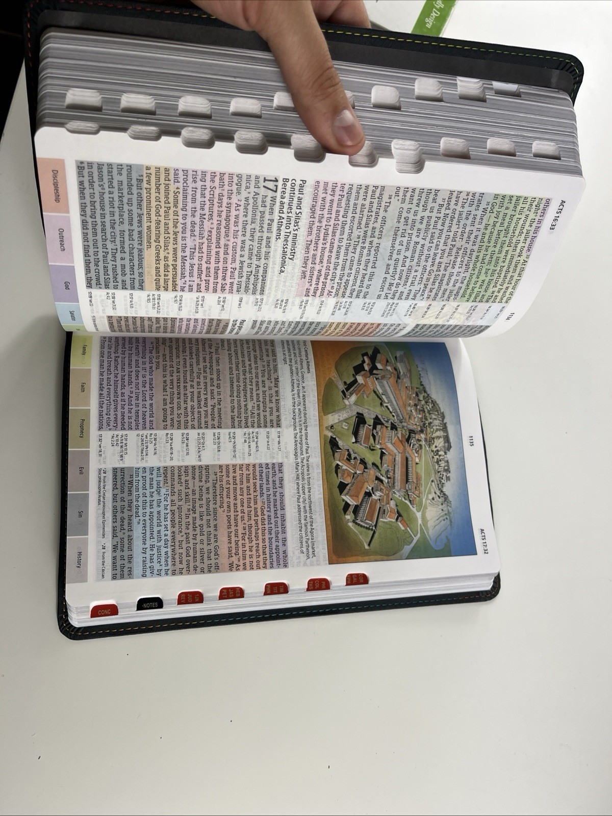 Holman Rainbow Study Bible NIV Edition: LeatherTouch Pierced Cross 2015