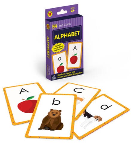 Alphabet Flash Cards (Brighter Child Flash Cards) – Cards – VERY GOOD