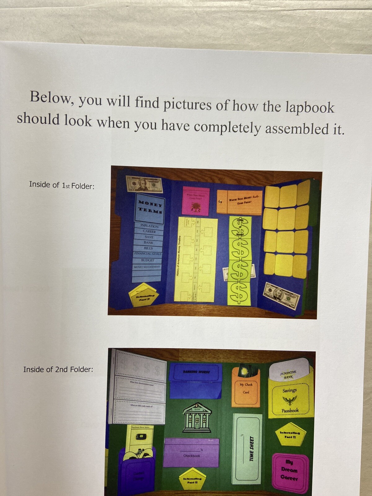 Money Doesn’t Grow on Trees LAPBOOK Grades 5-8 Knowledge Box Kim Smith RARE