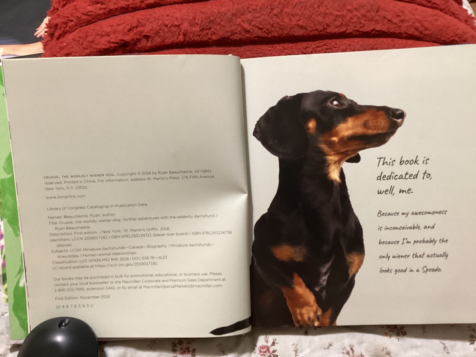 CRUSOE, THE WORDLY WIENER DOG, DACHSHUND, EXC. COND,230 PAGES/ FREE POSTAGE!!!!!