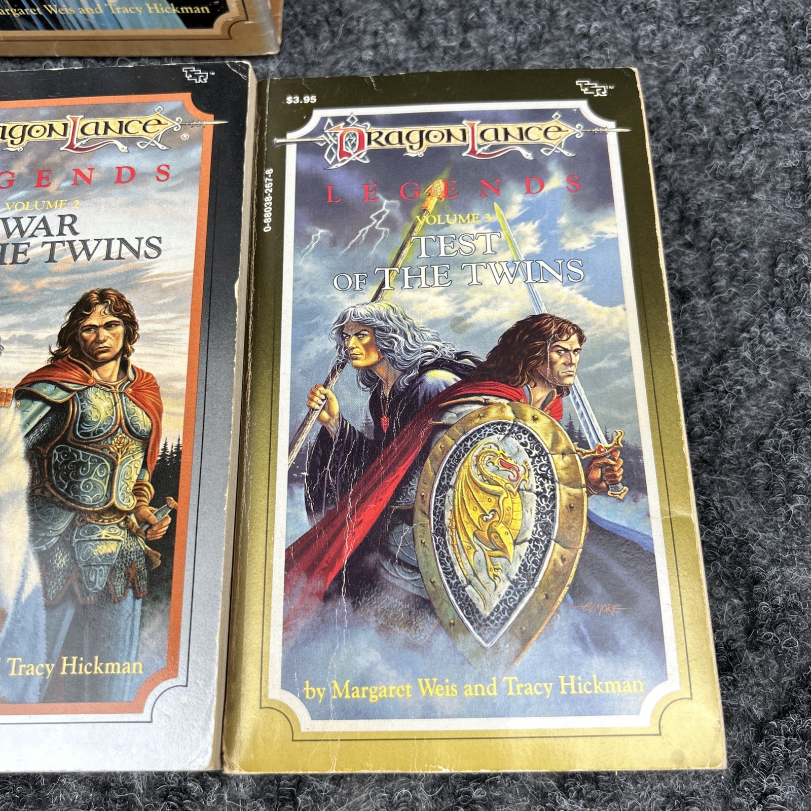 DragonLance Legends Trilogy Paperback Book Lot Volumes 1-3 TSR 1st prints