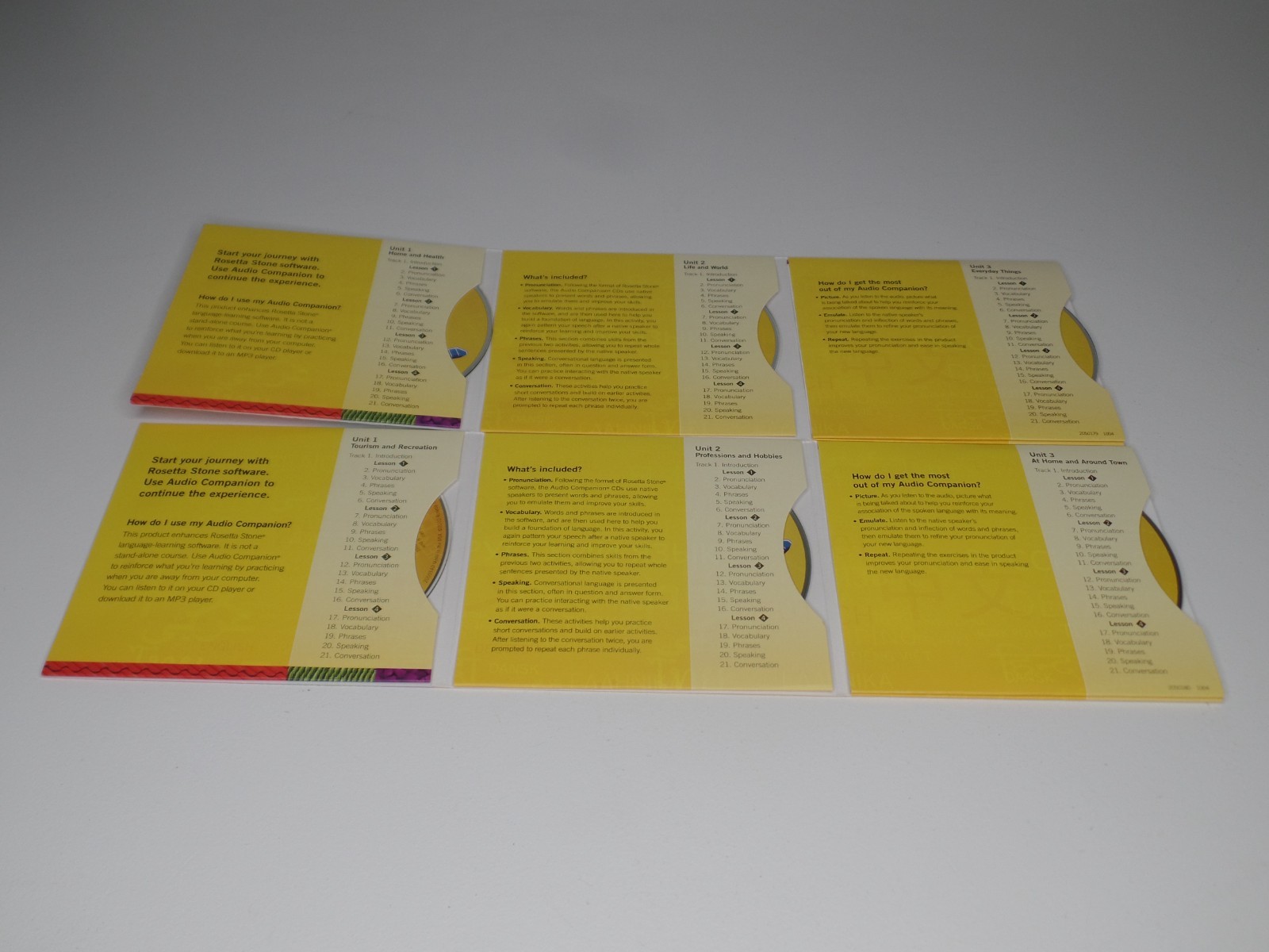 Rosetta Stone German Deutsch Level 1,2,3,4,5 Disc Set with Headphones New Unused