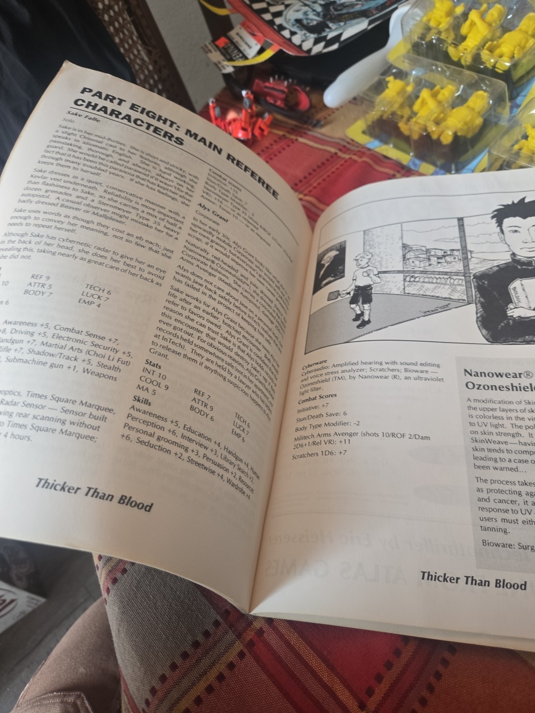 Thicker than Blood by Alison Brooks adventure for Cyberpunk Atlas Games Vintage