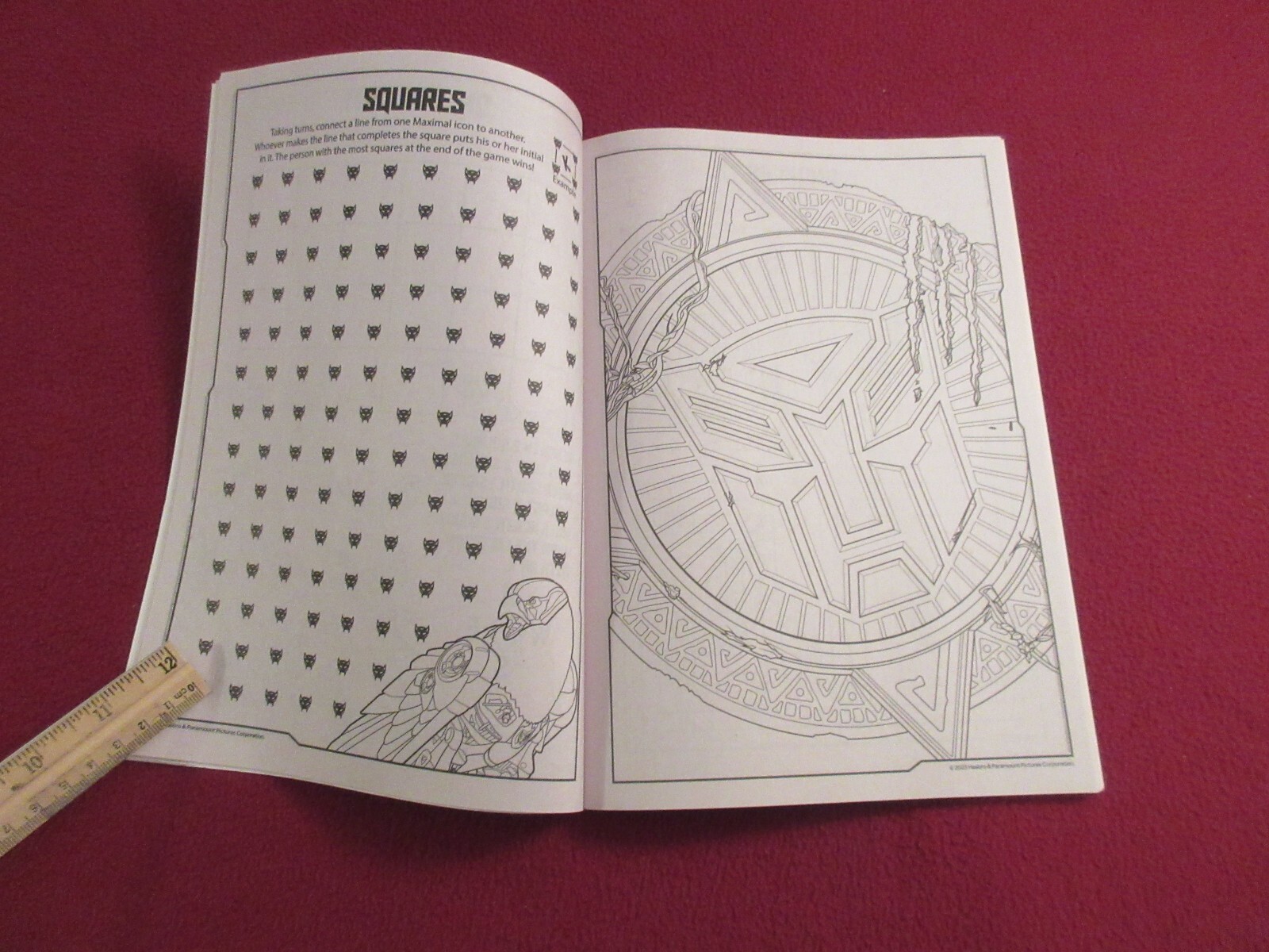 2023 Transformers Rise of the Beasts Jumbo Coloring & Activity Book – 80 Pages