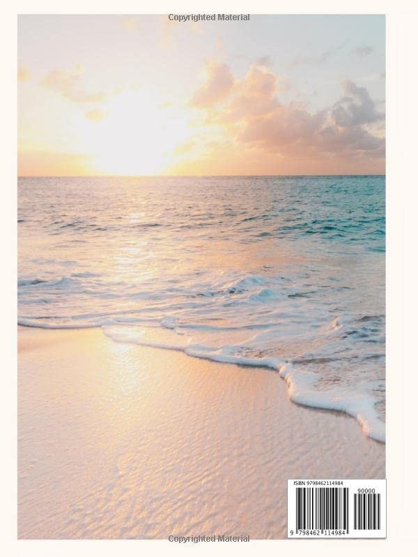 In Love with the Beach: Hardcover Coffee Table Book Beach (Blue): Large 8.25X11