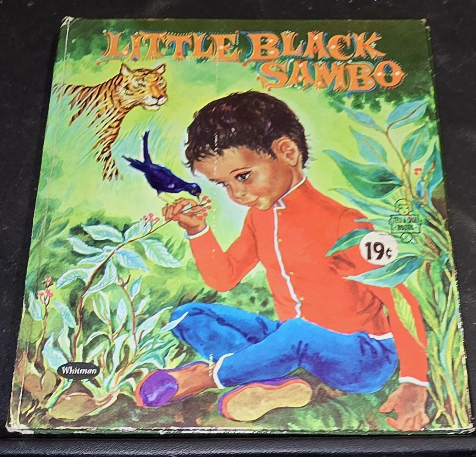 Whitman Little Black Sambo Tell-a-Tale Books HC Illustrated Ages 4-8 1959 VG