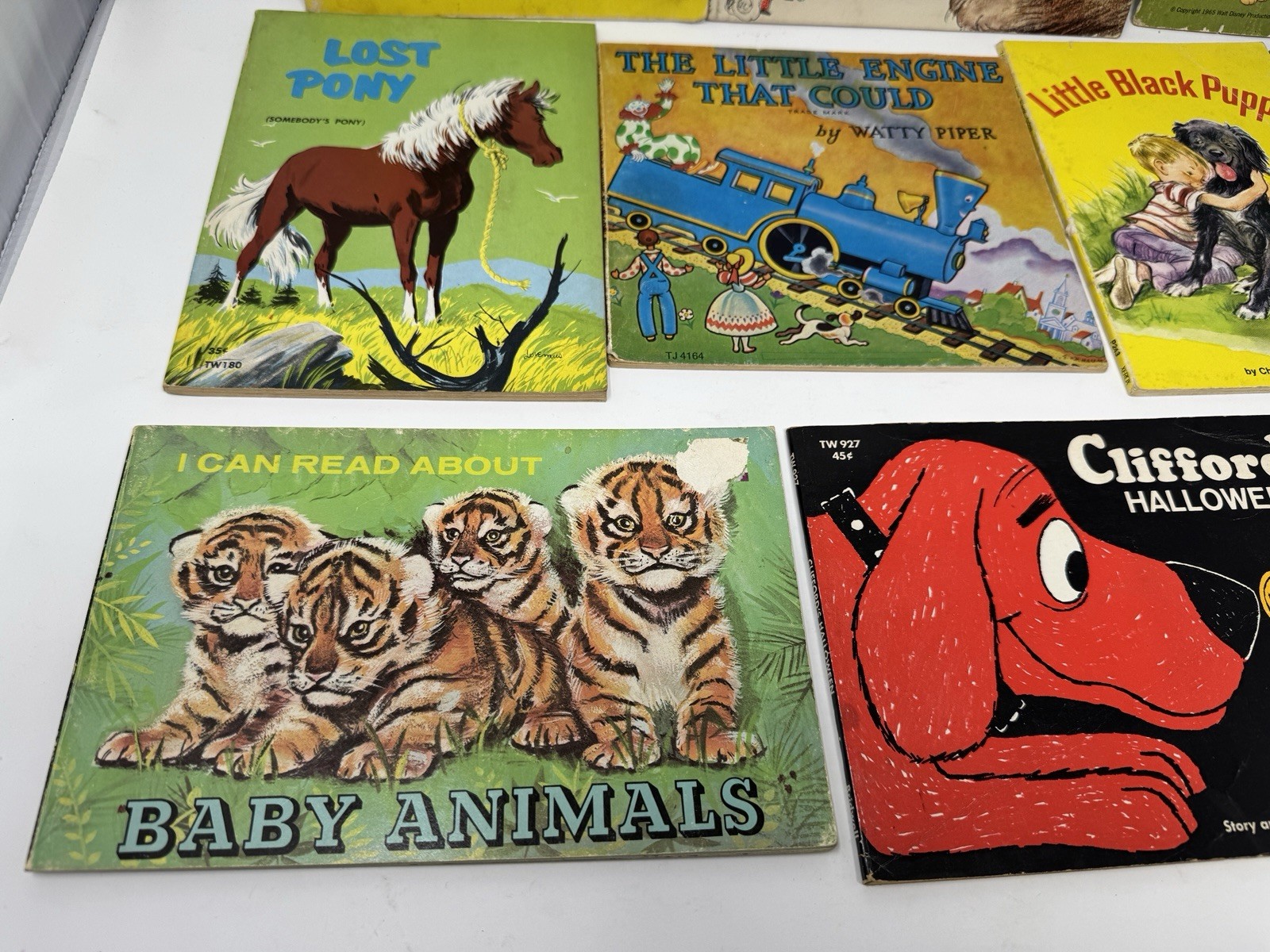 10 Childrens Books VTG 60s-70s Lot Scholastic Troll Xerox Golden Press Readers