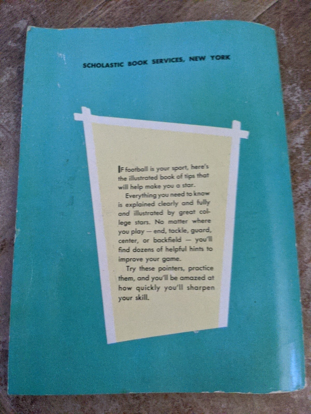 1966 Booklet How to Star in Football by Herman L. Masin 62 Pages