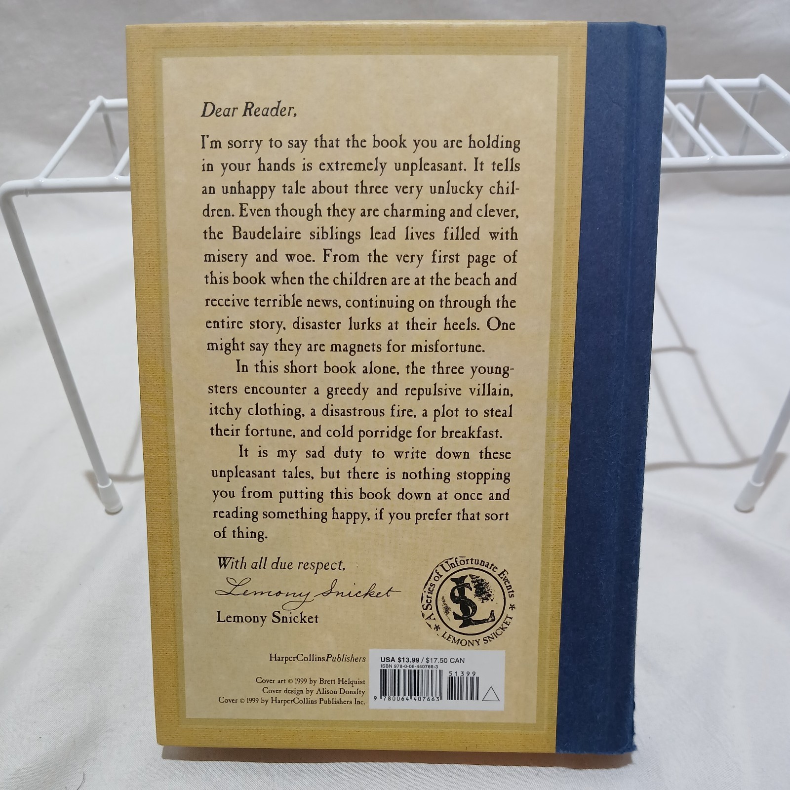 Lemony Snicket-A Series of Unfortunate Events-Book 1-The Bad Beginning-162 Pages