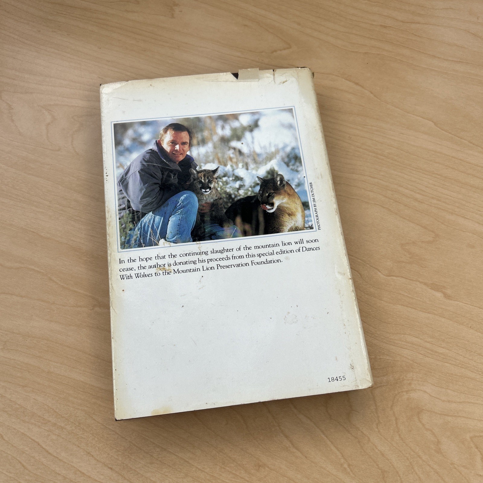 Michael Blake Dances With Wolves 1991 Hardcover With Dust Jacket