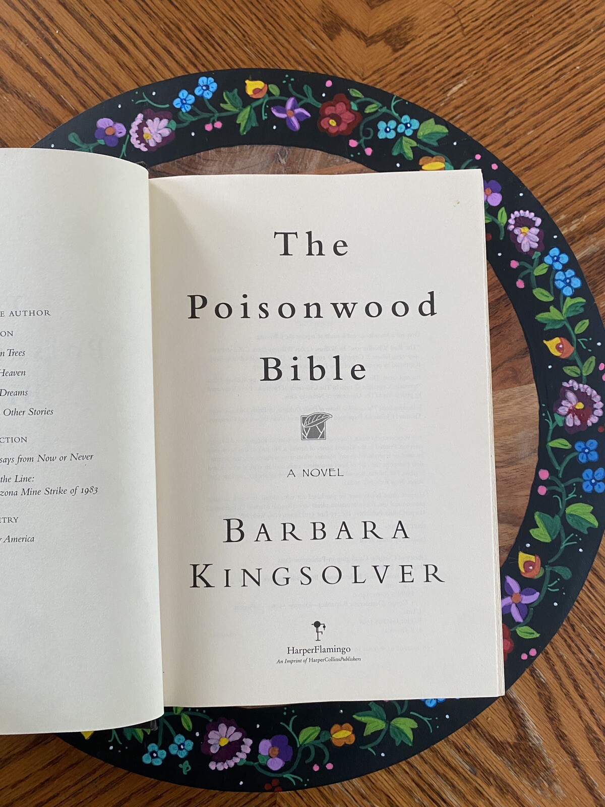 Poisonwood Bible (1998)- Barbara Kingsolver 1st Edition/1st Print Hardcover/DJ