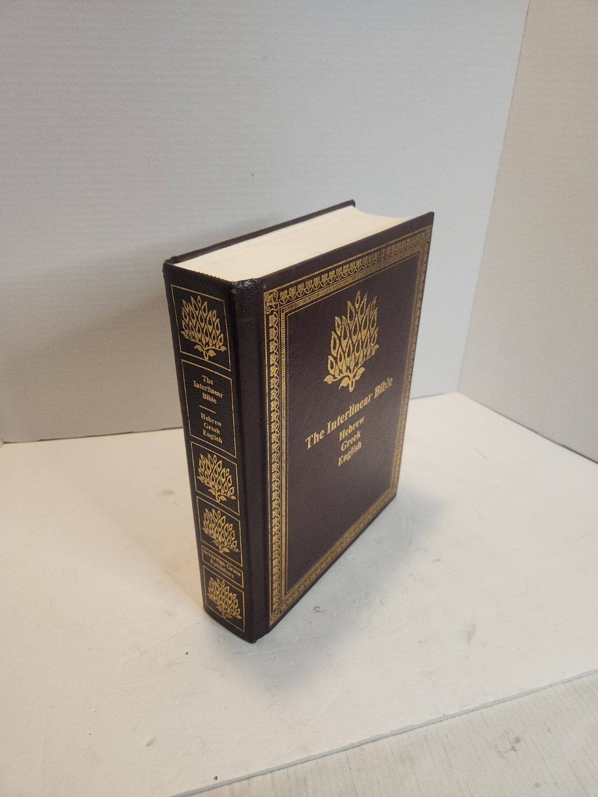The Interlinear Bible Hebrew Greek English Jay P. Green ed. (1986, HB) Bran