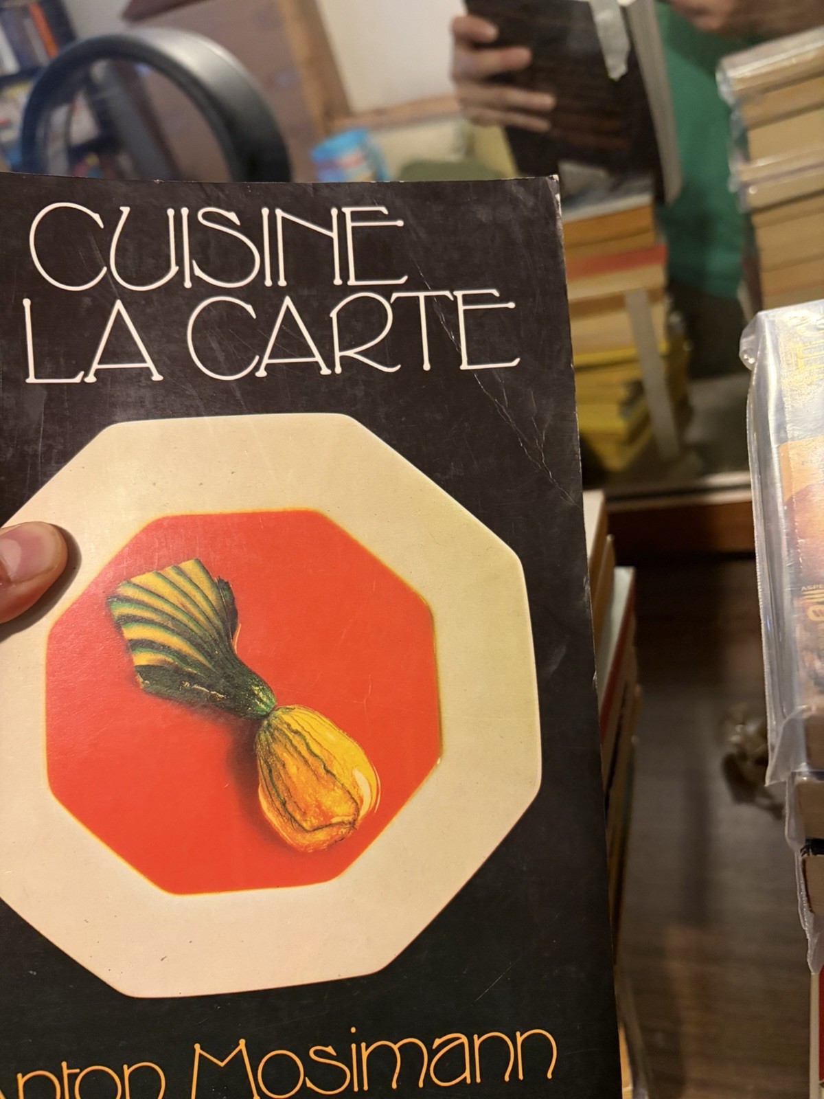 Cuisine A La Carte by Anton Mosimann AUTOGRAPHED 1995 Nouvelle Cookbook pb