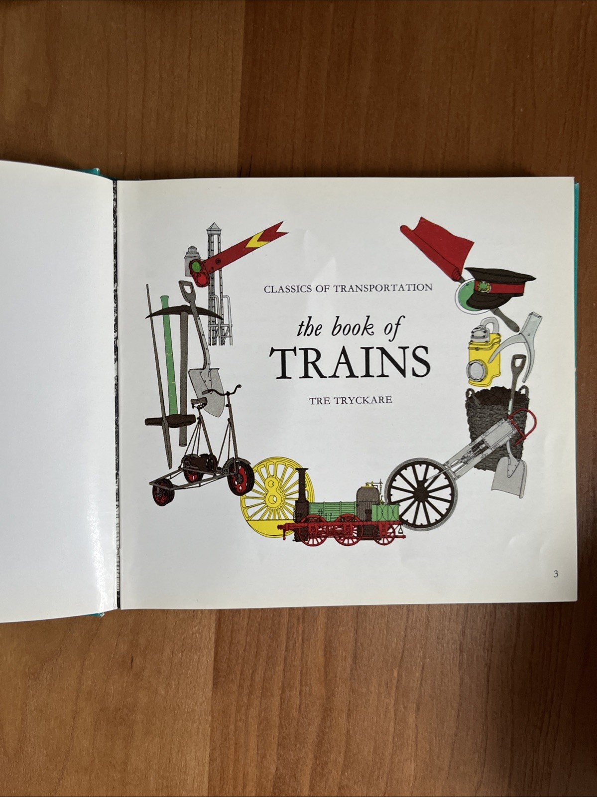 The Book Of Trains By Tre Tryckare Vintage Classics of Transportation Free Ship