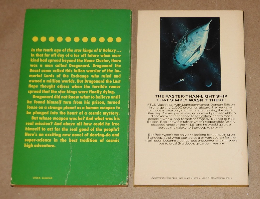 JOHN JAKES Sci-Fi Space Opera Lot 2: SECRETS OF STARDEEP When the Star Kings Die