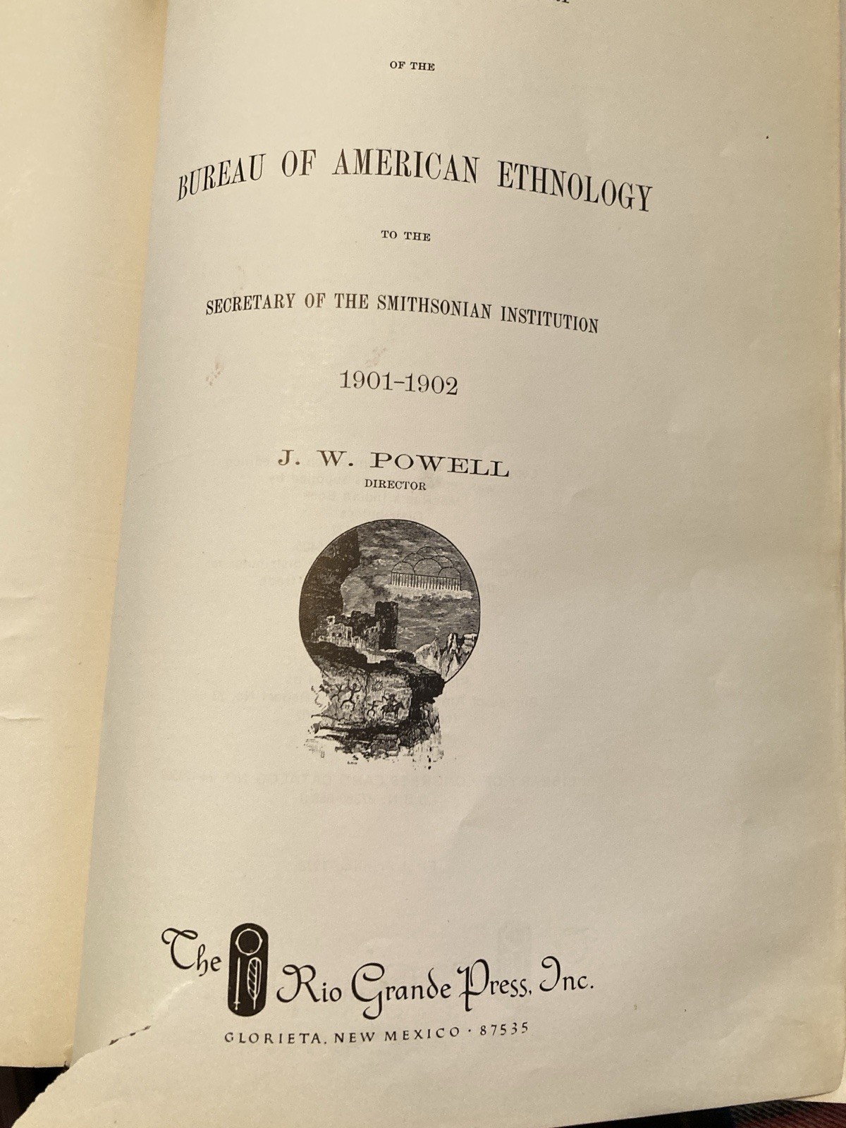 The Zuni Indians Ethnology Report 1901-1902 1970 Bureau of American Ethnology