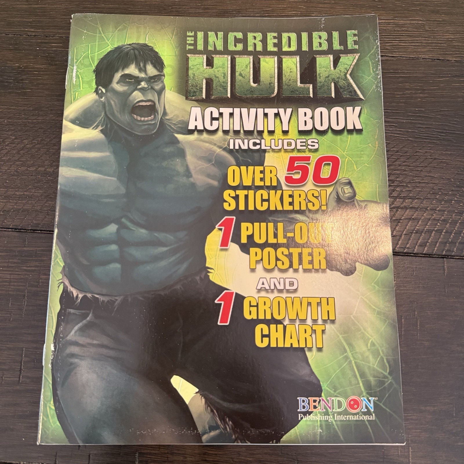 Bendon The Incredible Hulk Coloring and Activity Book with 50+ Stickers NEW