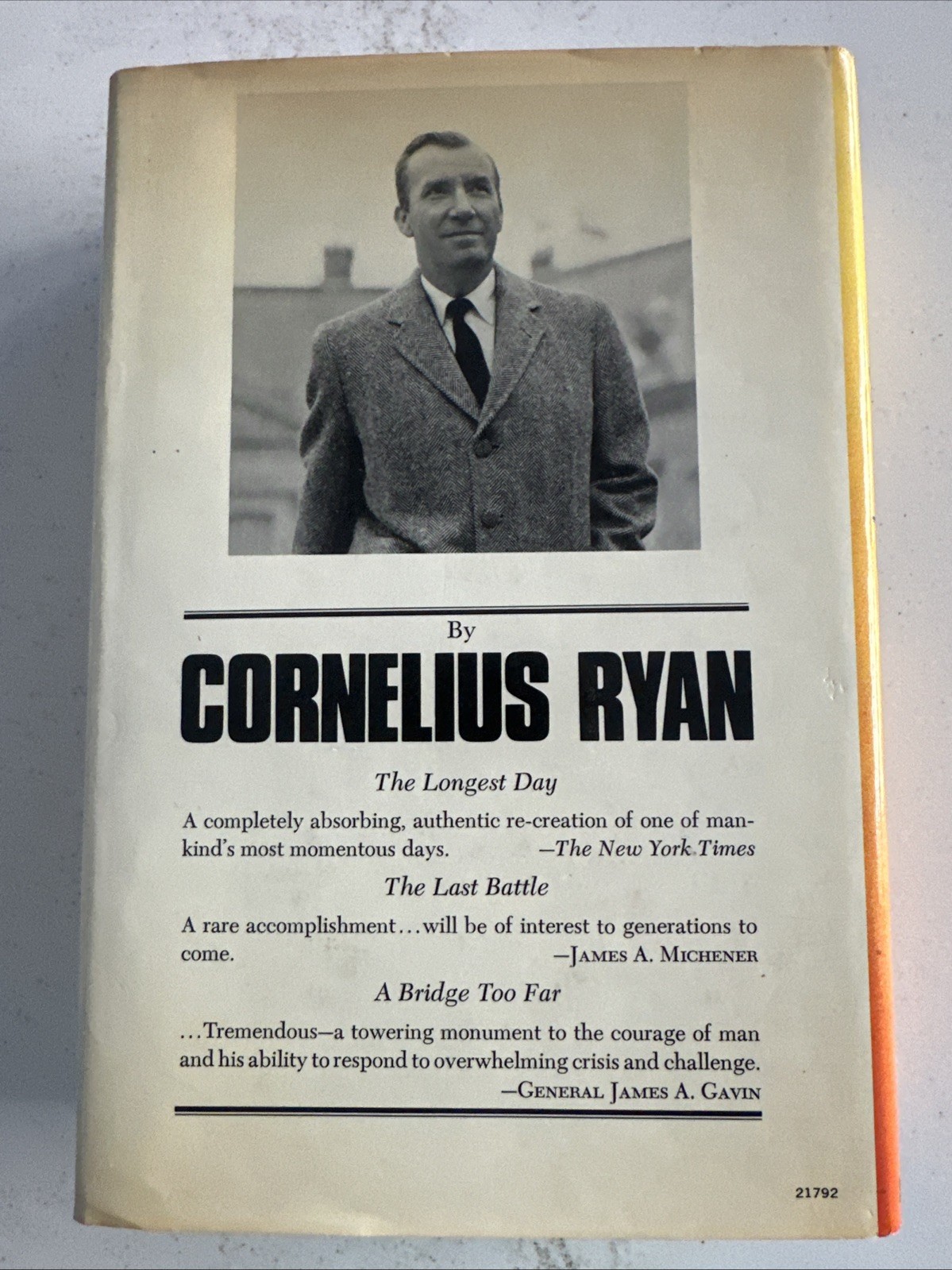 A Bridge Too Far by Cornelius Ryan 1974 RARE BINDER’S ERROR FIRST EDITION HCDJ
