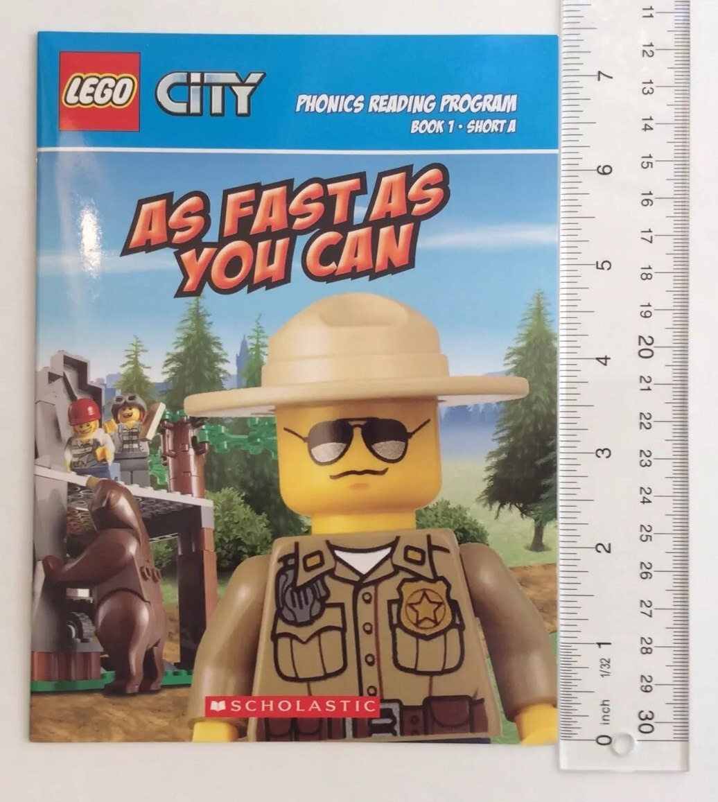 Lego City Childrens Books Phonics Fun Learning to Read Early Readers Lot 12