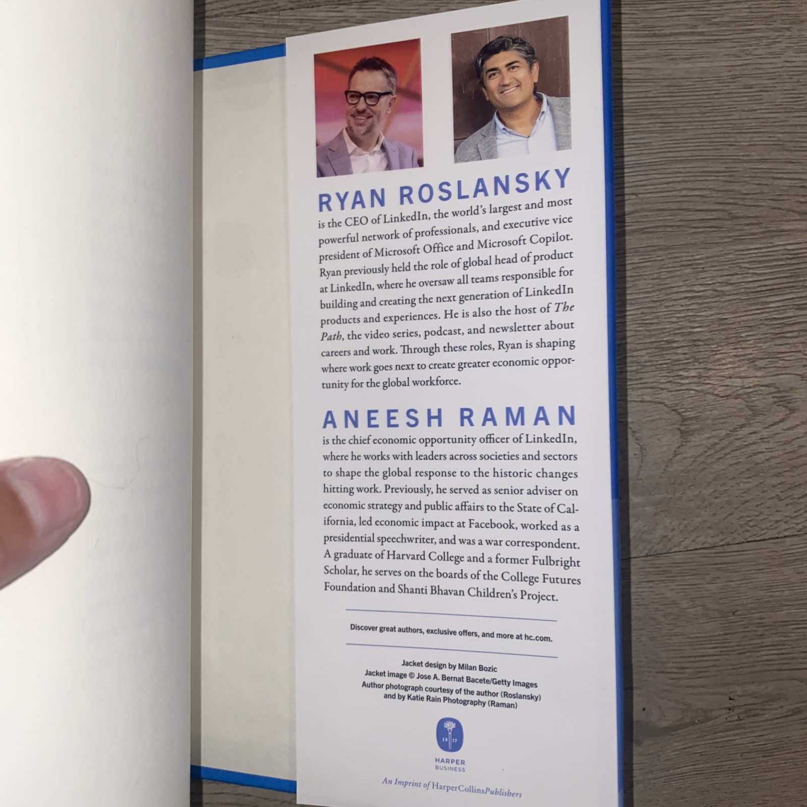 Open to Work How to Get Ahead in the Age of AI HC Book Ryan Roslansky