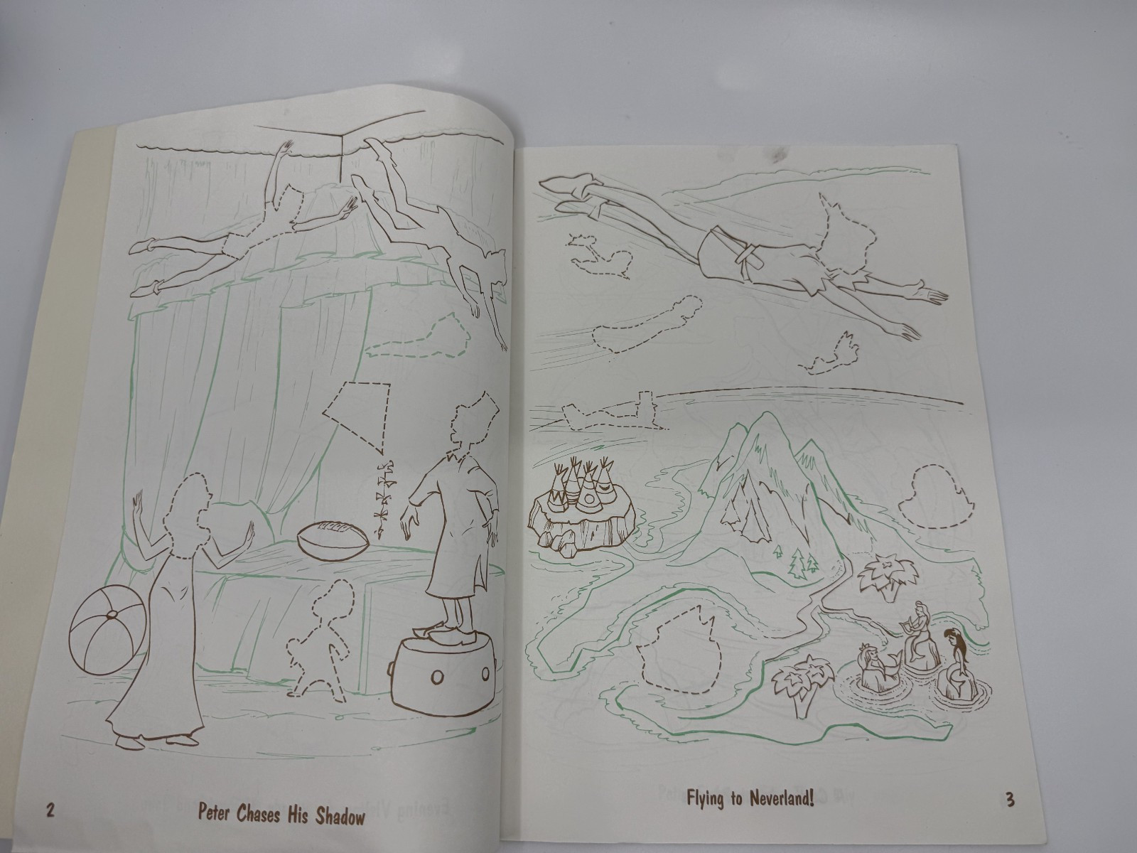 VTG Disney Peter Pan Sticker Fun Album – NEW 1989