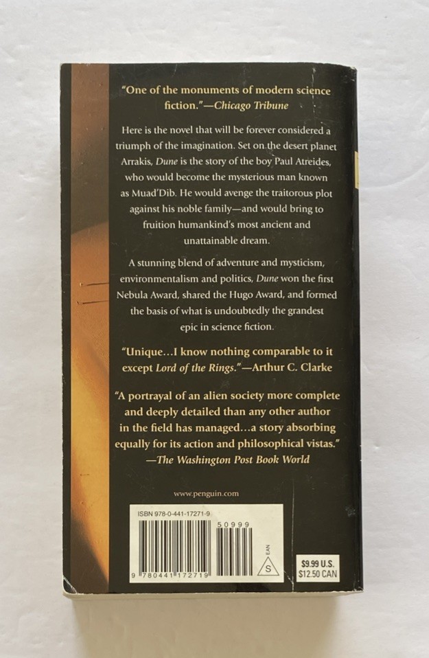 Dune by Frank Herbert (Tall Rack Paperback Book, 2010)