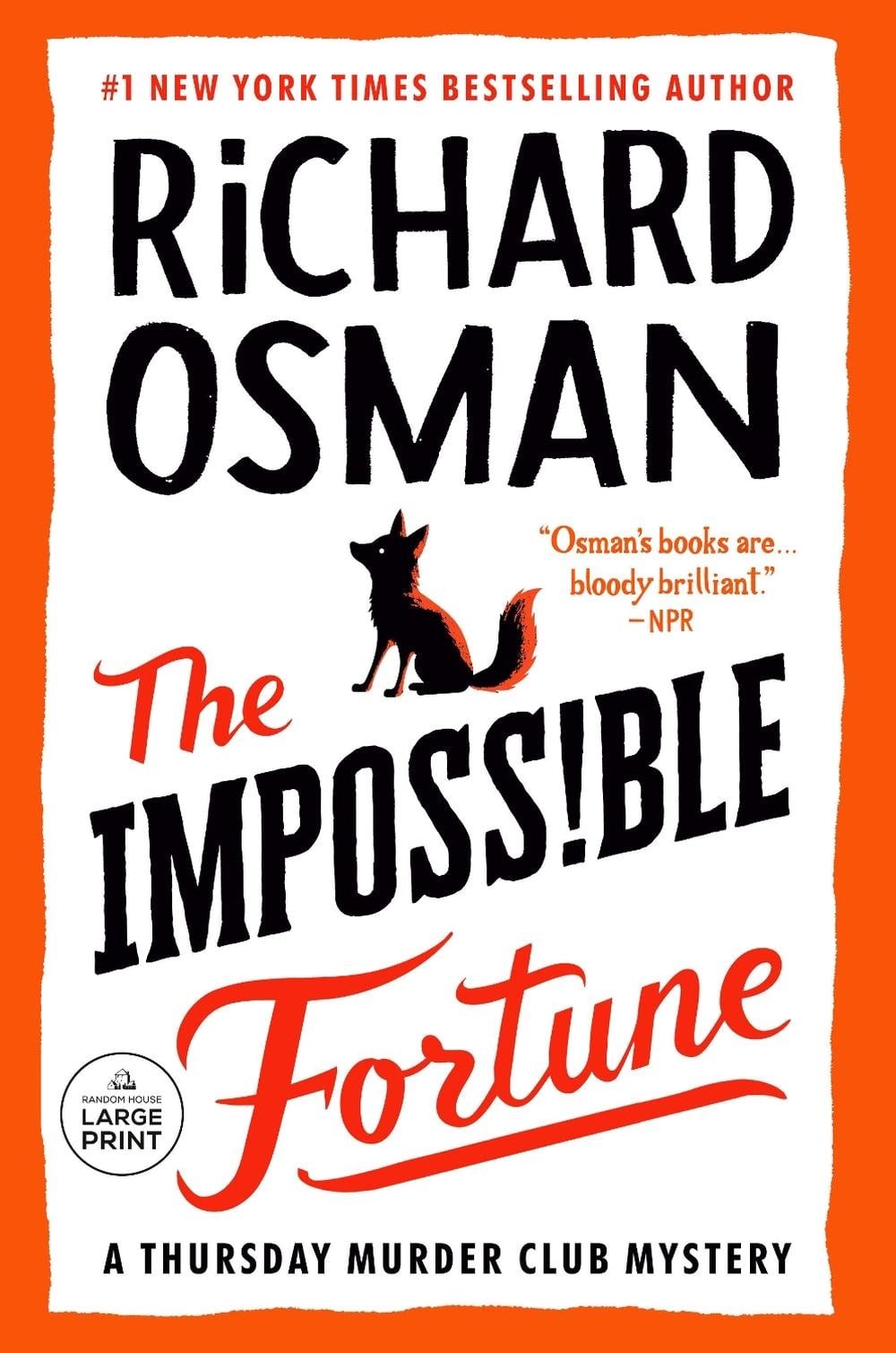 The Impossible Fortune: A Thursday Murder Club Mystery by Richard Osman Paperbac