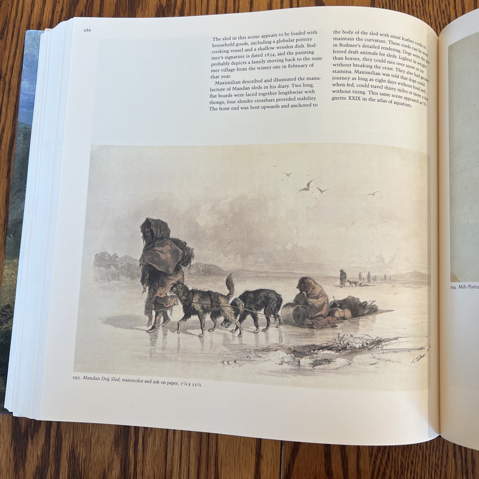 Karl Bodmer’s America 1984 Watercolor Art Native American HCDJ Coffee Table Book