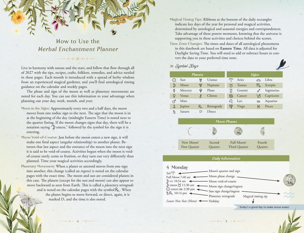 Llewellyn’s 2027 Herbal Enchantment Planner – A Green Guide To Plant Magic!