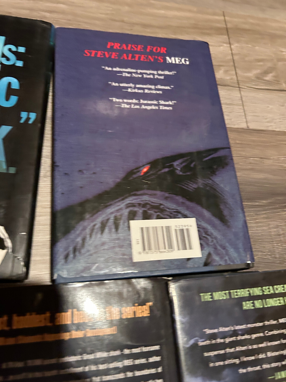 MEG Series Set Lot Steve Alten HARDCOVER NOVEL AUTHENTIC JAWS SHARK Megalodon