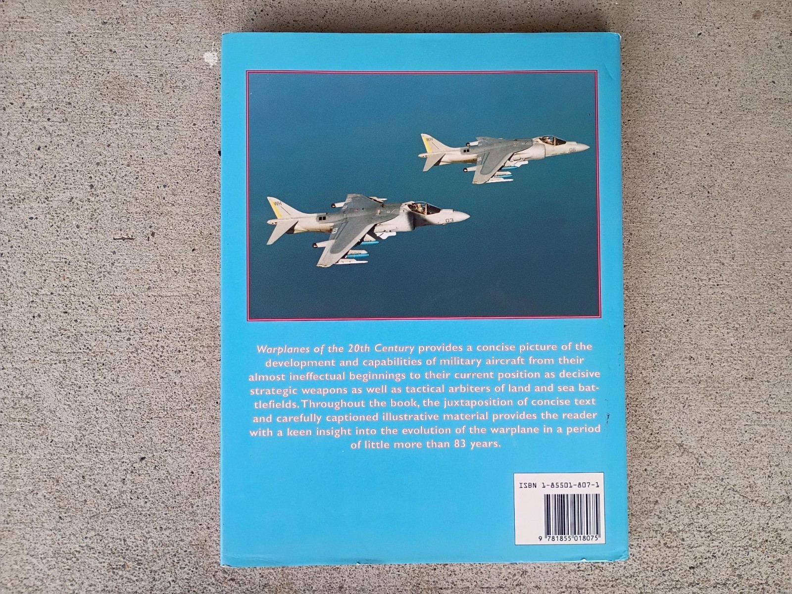 Warplanes of 20th Century by Christopher Chant HC/DJ 1996