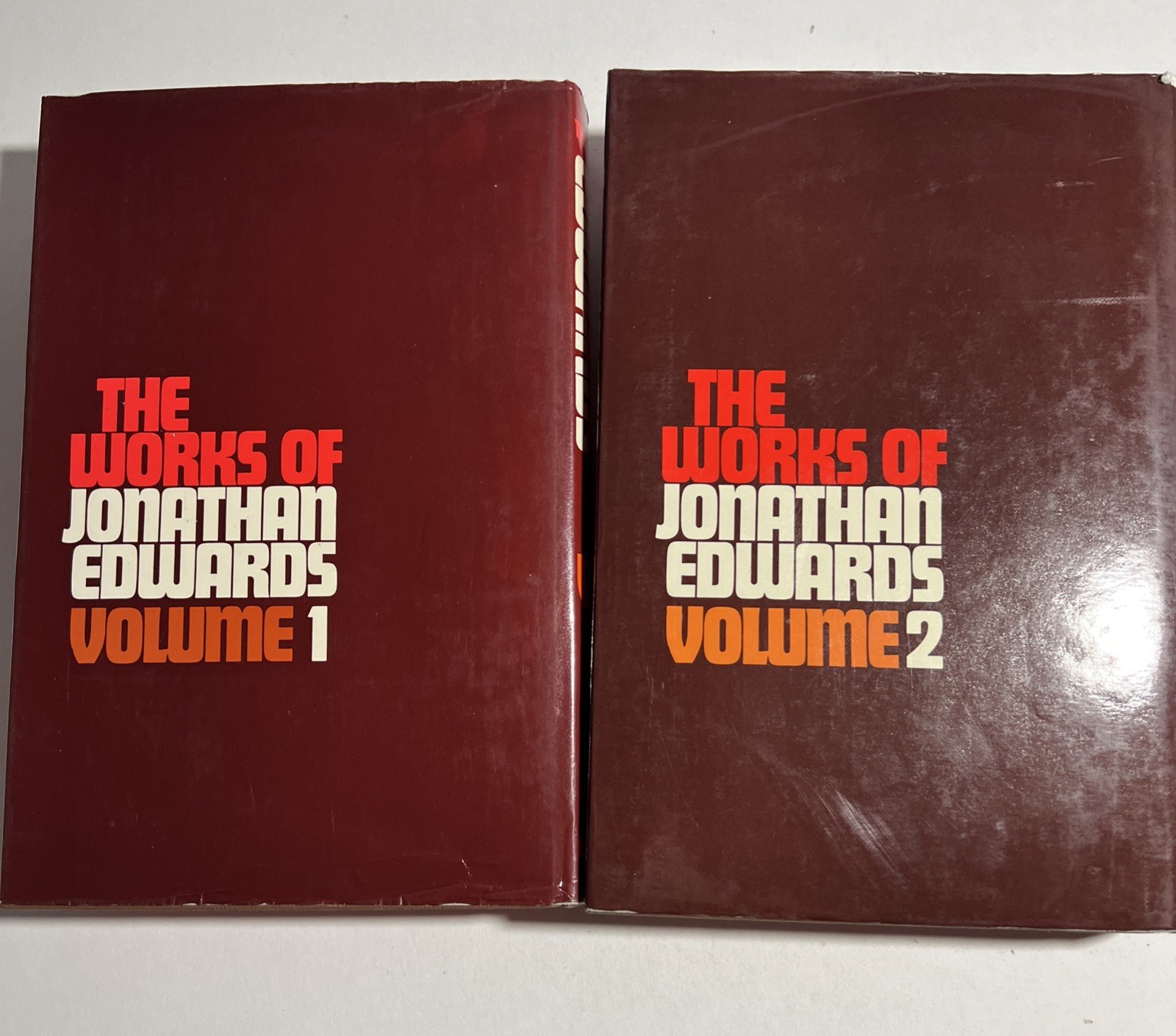 THE WORKS OF JONATHAN EDWARDS * Volume 1-2 *1990 Banner of Truth Trust -HC Good